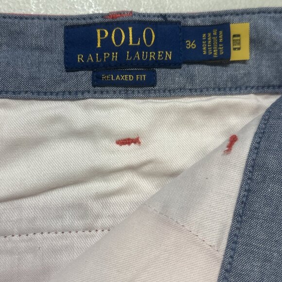 Polo Ralph Lauren Men's size 36 Nantucket Red Relaxed Fit 8" Cotton Chino Shorts - Picture 4 of 11
